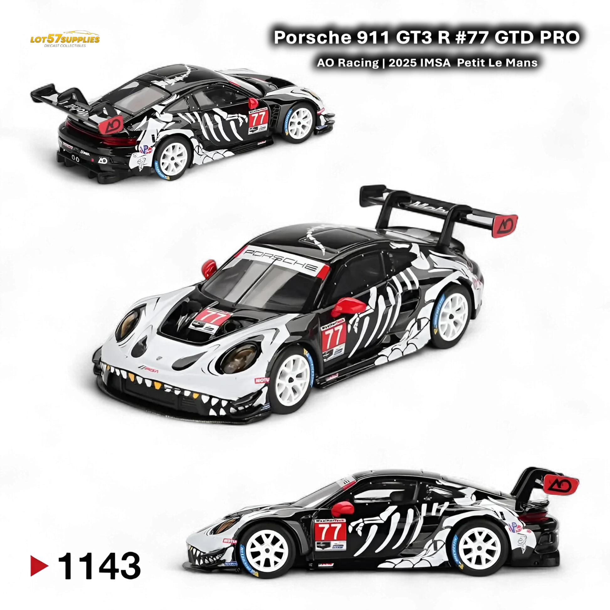 Mini GT Porsche 911 GT3 R Diecast Skeleton 1To64 Preorder - ToylandEU