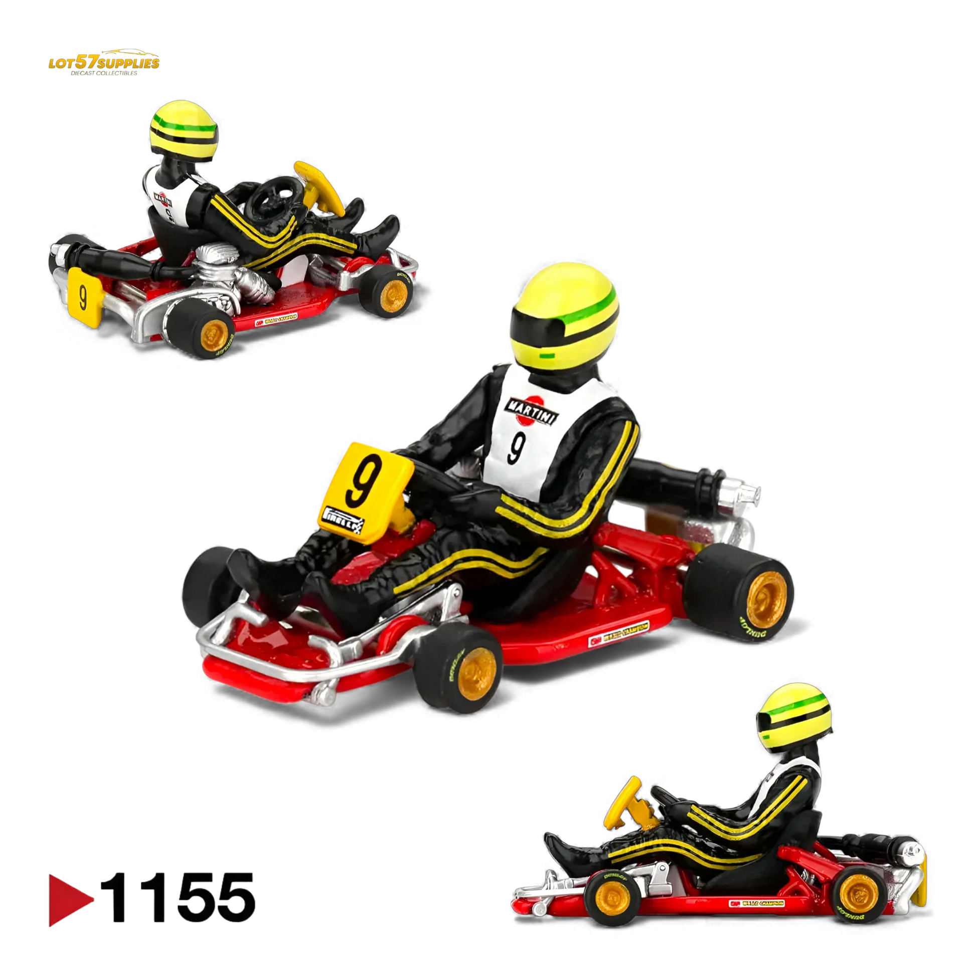 Mini GT Senna Kart Diecast Model 1 64 Limited Preorder - ToylandEU