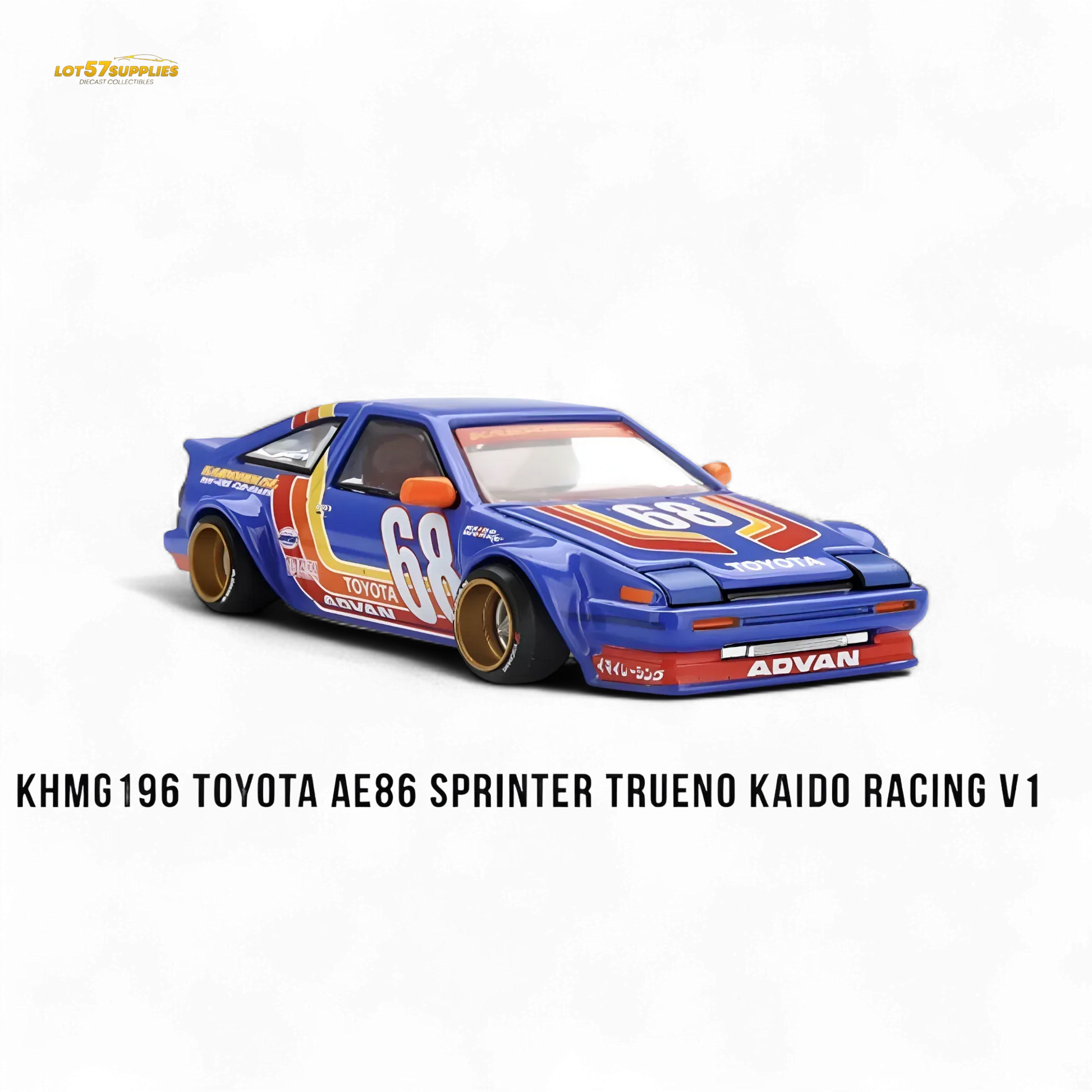 (Pre-Order) Mini GT Toyota AE86 Sprinter Trueno Kaido Racing V1 - 1/64 - ToylandEU