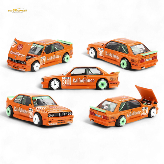  BMW M3 E30 Diecast 1 64 Orange Edition Kaido House -  ToylandEU™