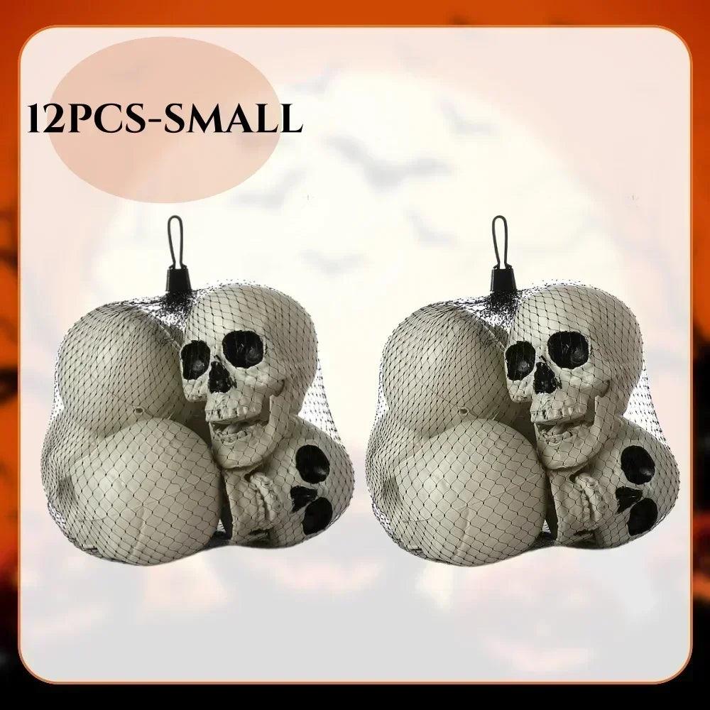 Mini Halloween Skull Heads | Assorted Sizes | Toylandeu™
