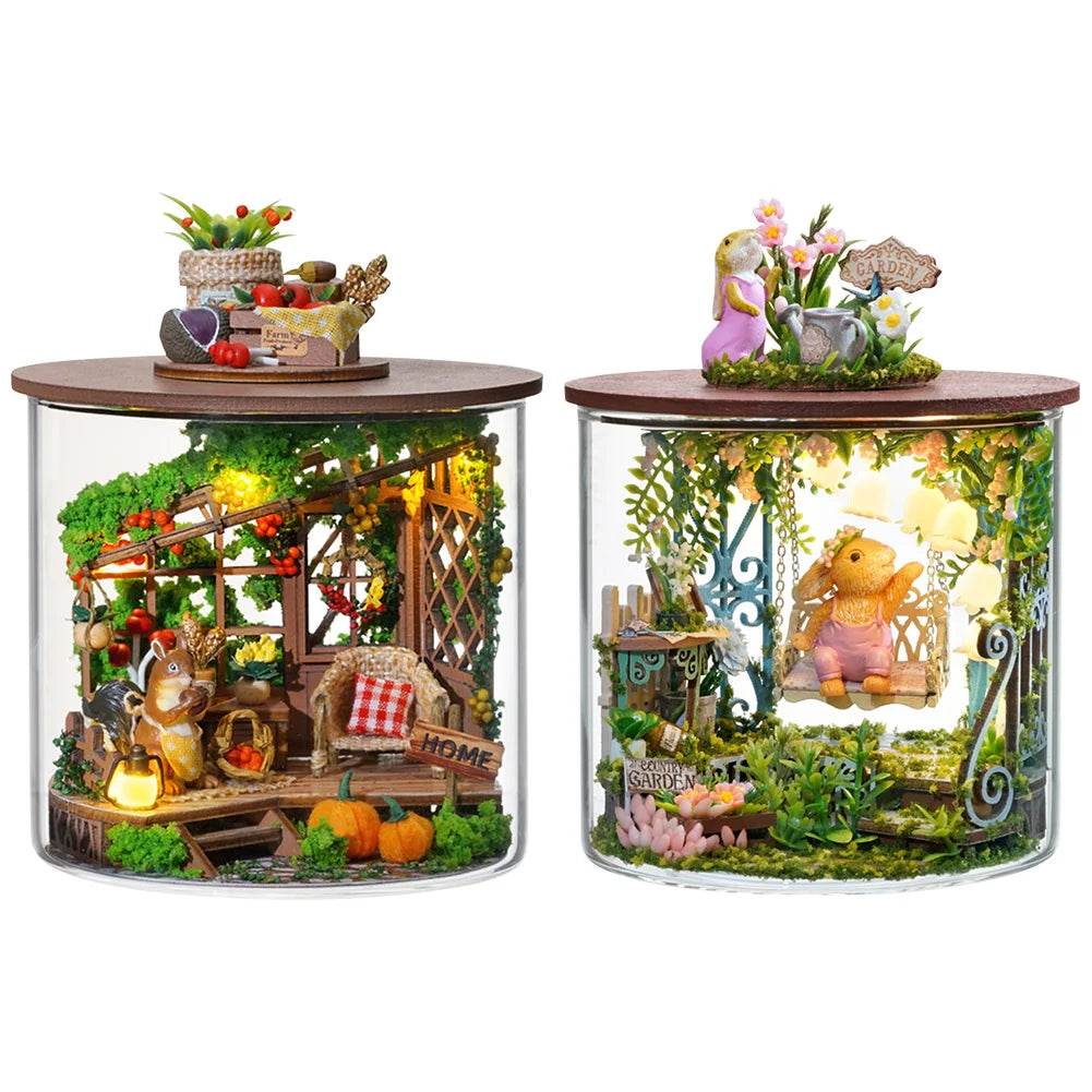 Mini Handmade Doll House Wooden 3D Puzzle Assembly Kit - ToylandEU