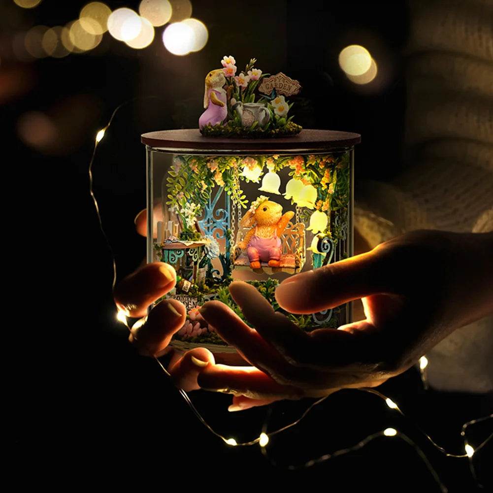 Mini Handmade Doll House Wooden 3D Puzzle Assembly Kit - ToylandEU