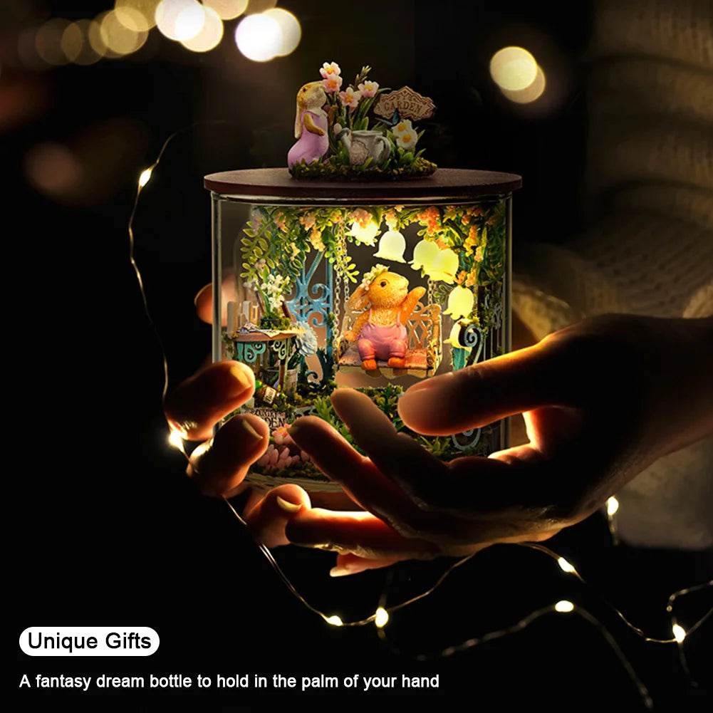 Mini Handmade Doll House Wooden 3D Puzzle Assembly Kit - ToylandEU