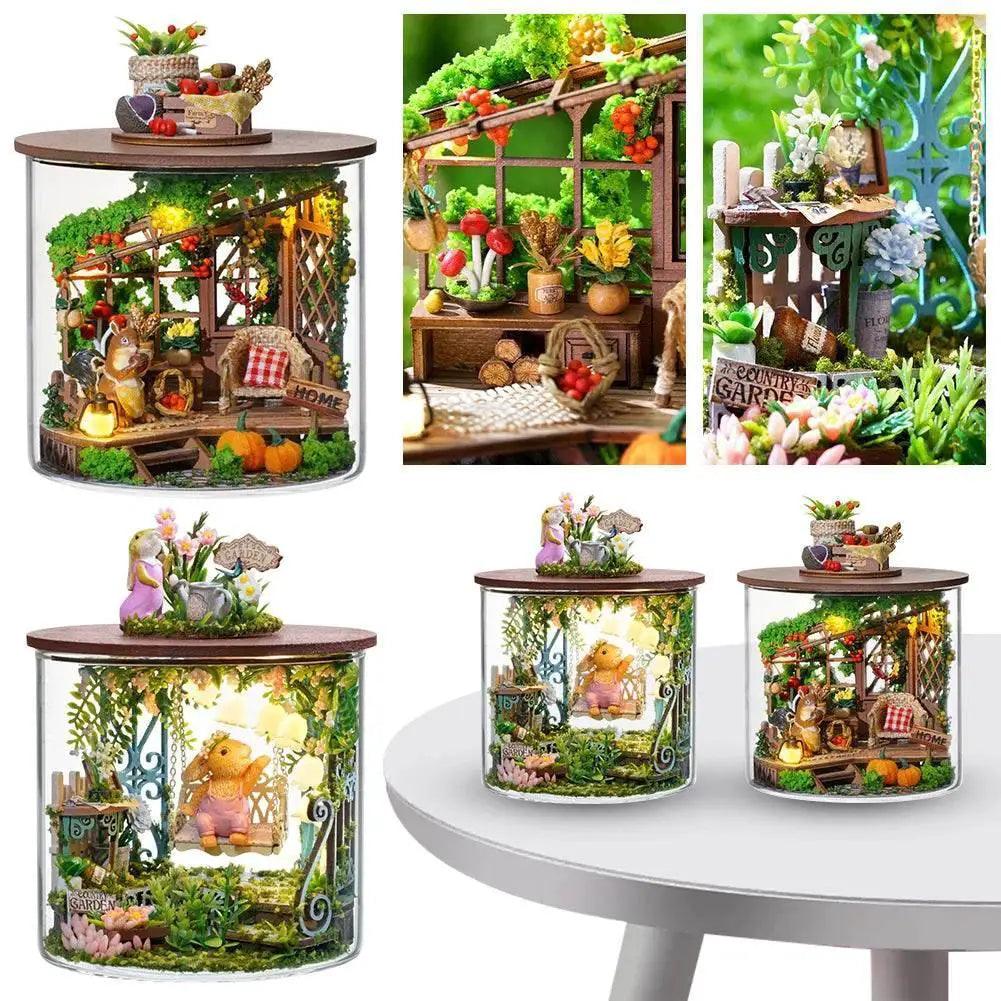  Mini Handmade Doll House Wooden 3D Puzzle Craft Kit -  ToylandEU™