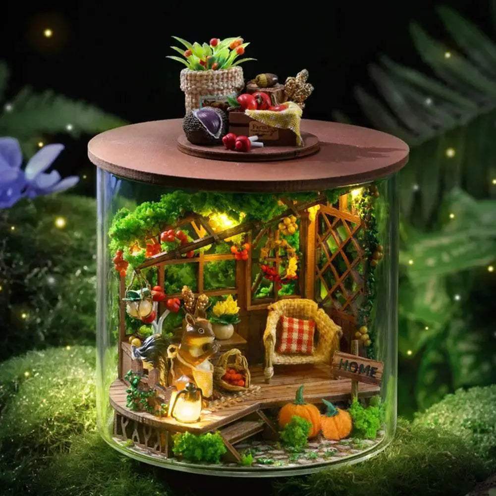  Mini Handmade Doll House Wooden 3D Puzzle Craft Kit -  ToylandEU™