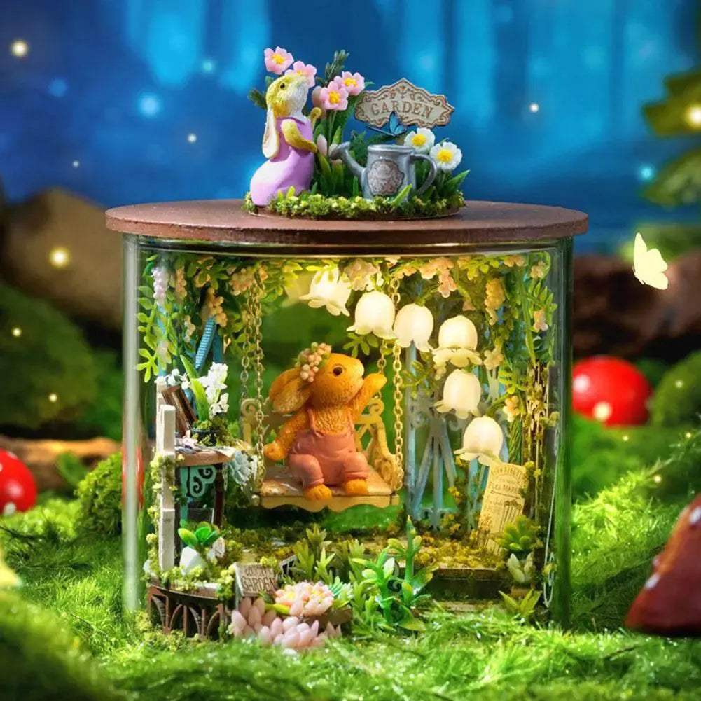  Mini Handmade Doll House Wooden 3D Puzzle Craft Kit -  ToylandEU™