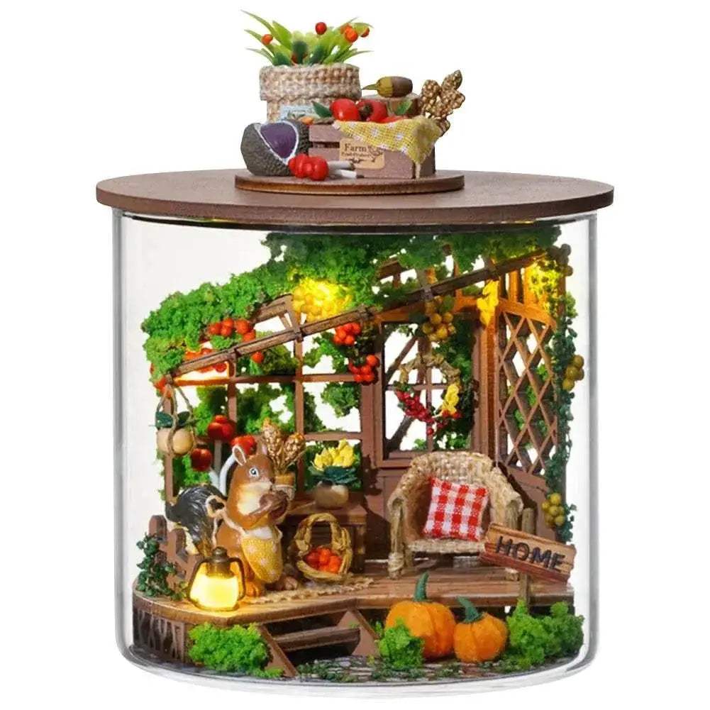  Mini Handmade Doll House Wooden 3D Puzzle Craft Kit -  ToylandEU™