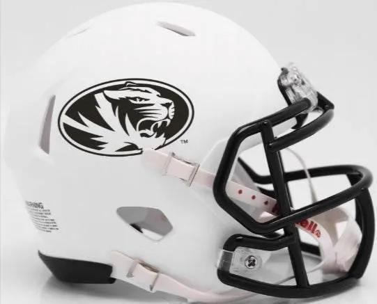  Missouri Tigers Riddell Matte White Mini Speed Style Helmet -  ToylandEU™