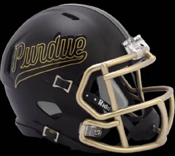  Purdue Boilermakers Mini Speed Helmet Riddell Script -  ToylandEU™