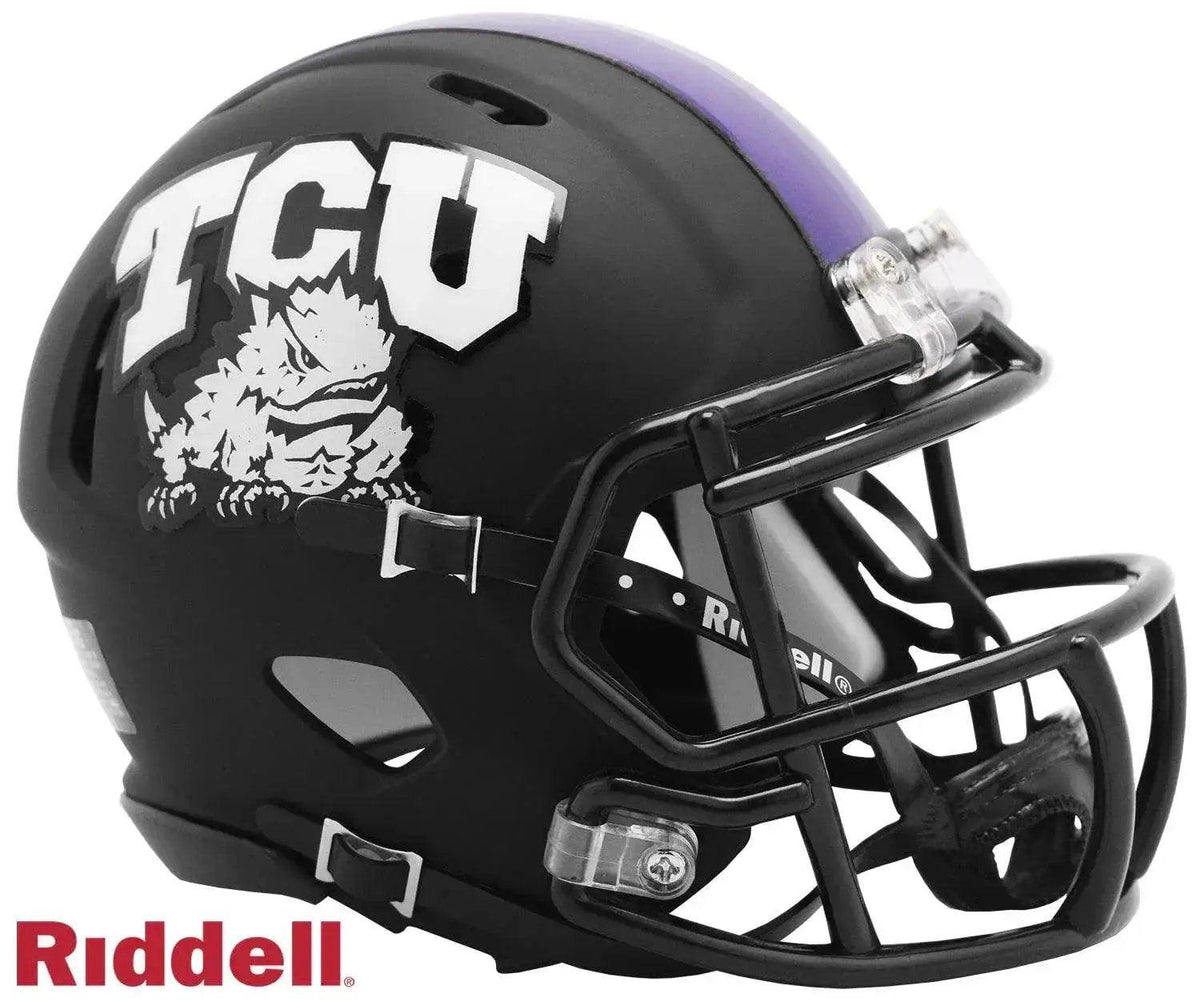  TCU Horned Frogs Helmet Riddell Mini Speed Matte Black -  ToylandEU™