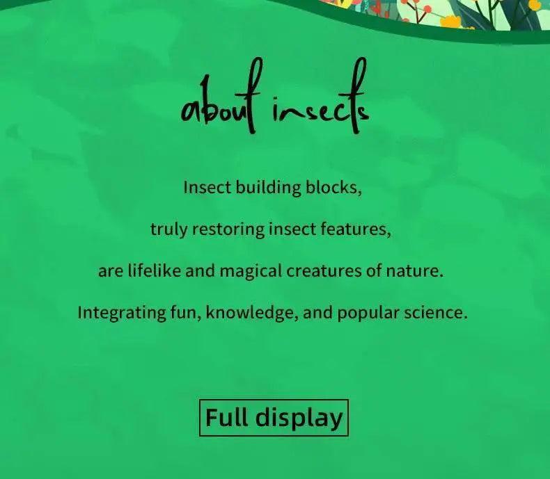  Mini Insect Series Building Block Grasshopper Unicorn Scarab -  ToylandEU™