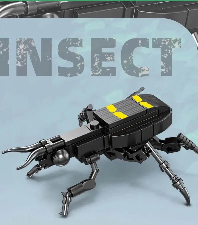  Mini Insect Series Building Block Grasshopper Unicorn Scarab -  ToylandEU™