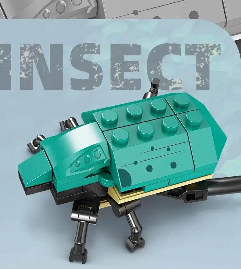  Mini Insect Series Building Block Grasshopper Unicorn Scarab -  ToylandEU™