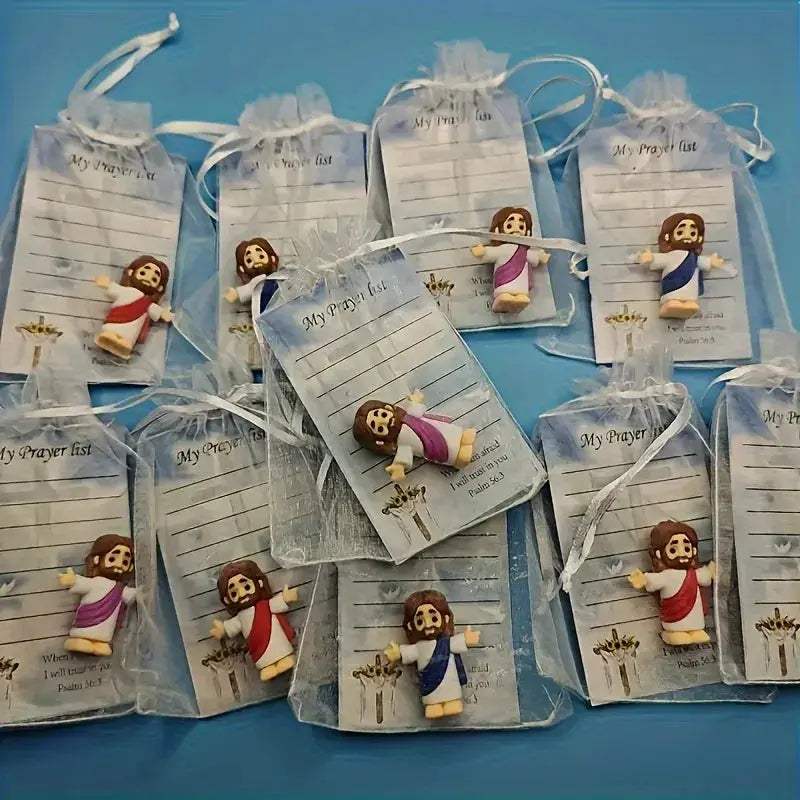 Mini Jesus Statue And Prayer Card Pack Keepsake For Easter - ToylandEU