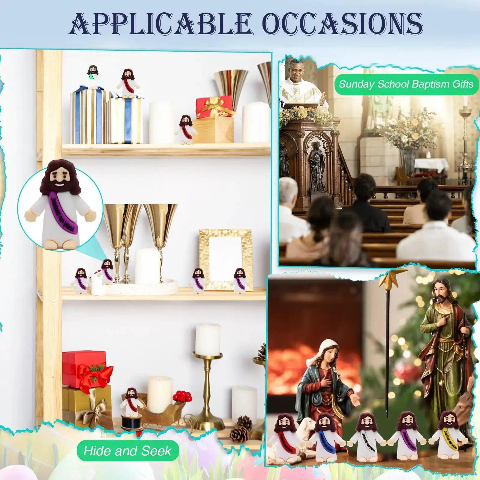  Mini Jesus Statue Easter Decor Gift Premium -  ToylandEU™