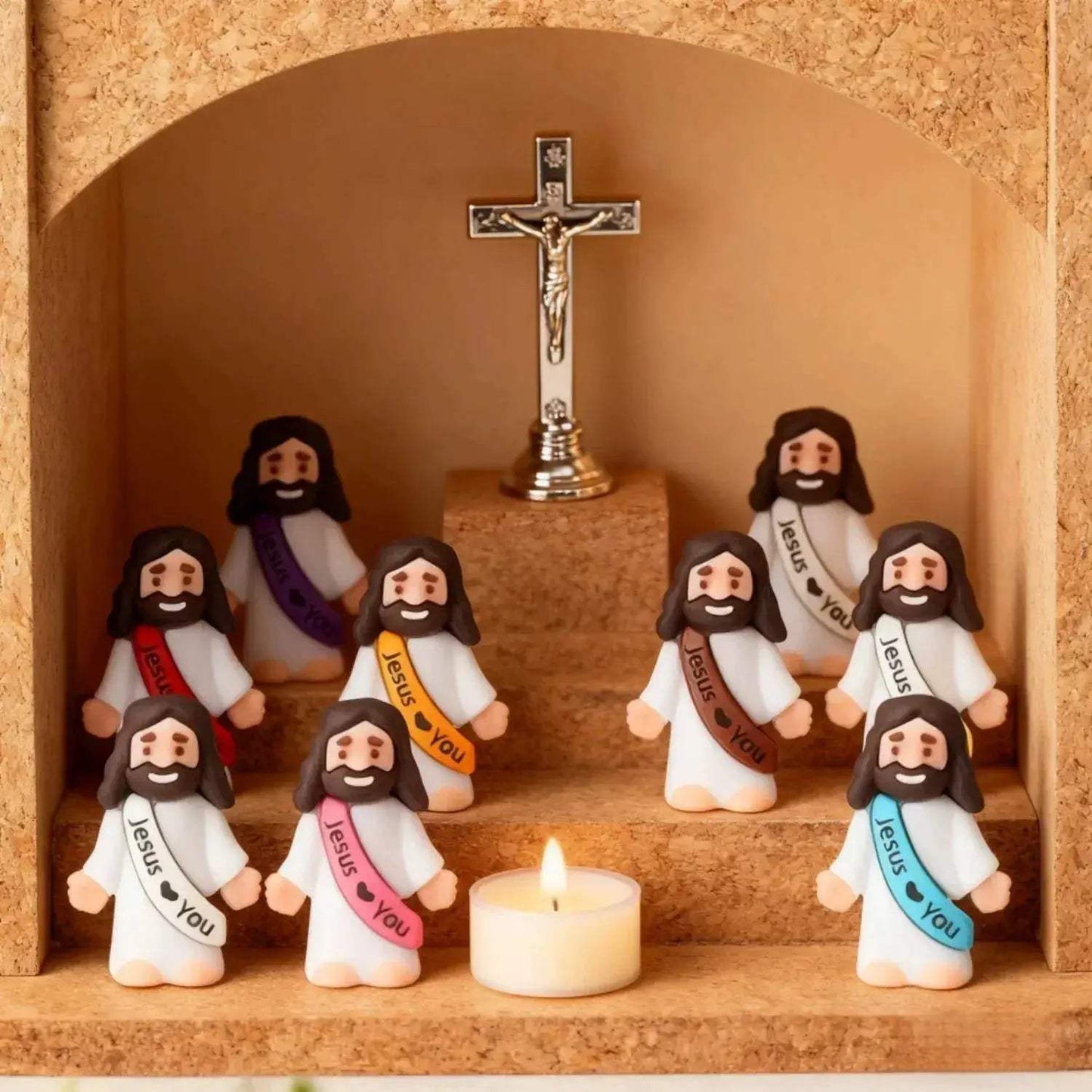 Mini Jesus Statue Set For Easter Decor And Gifts Premium - ToylandEU