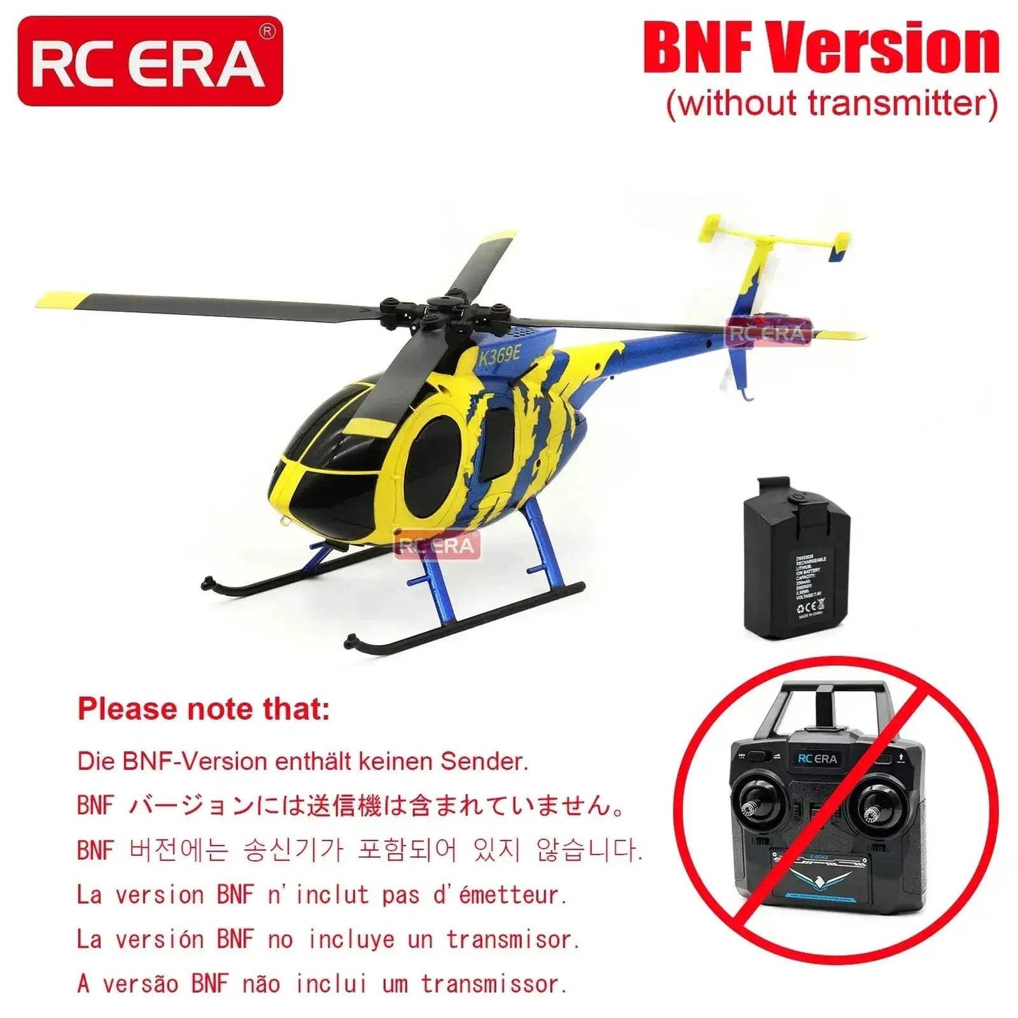 Mini MD500 RC Helicopter With Optical Flow Stabilization - ToylandEU
