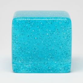 Mini Magic Cube | Blue Glitter Cube | Toylandeu™