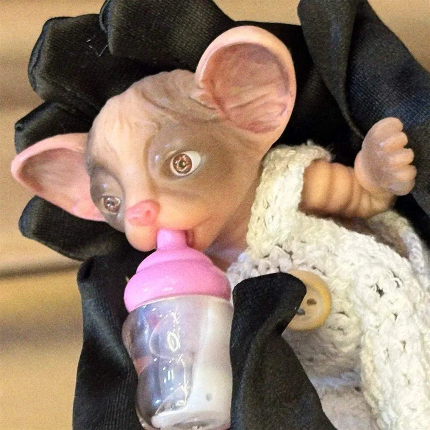 Mini Palm Silicone Reborn Tiger Doll Lifelike Soft Touch - ToylandEU