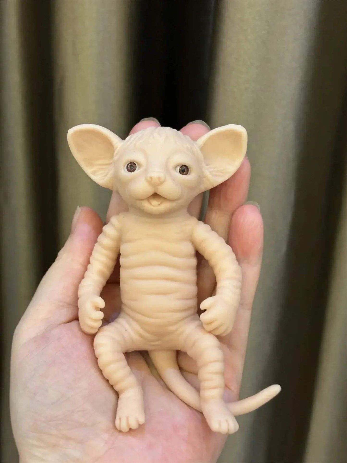 Mini Palm Silicone Reborn Tiger Doll Lifelike Soft Touch - ToylandEU