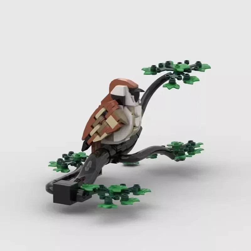 Mini Parrot Sparrow Seagull Robin Building Blocks Cute Bird Model - ToylandEU