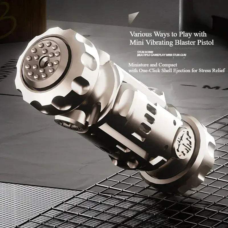 Mini Pistol Fidget Spinner Stress Relief Toy Ejectable Shells - ToylandEU