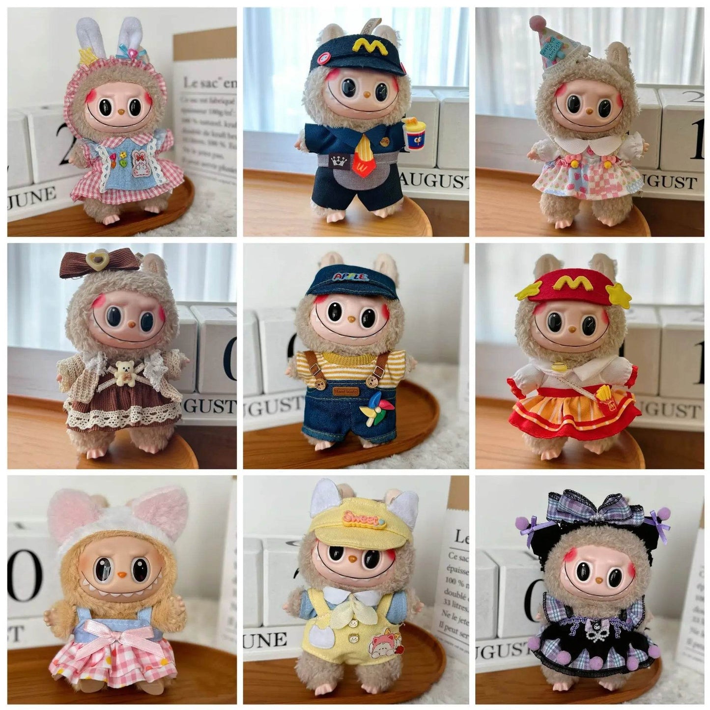 Mini Plush Doll Clothes Outfit Accessories For Kpop Exo 15-17cm - ToylandEU