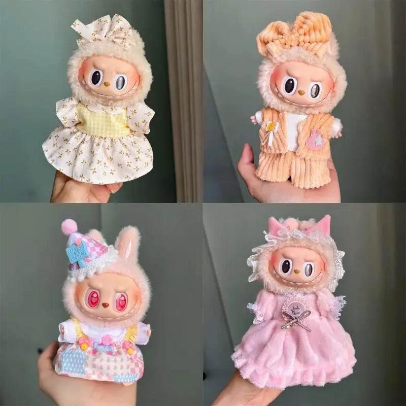  Mini Plush Doll Clothing for Exo 17cm Labubu Suit Gift -  ToylandEU™