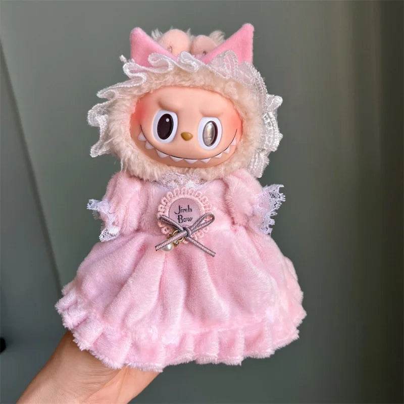 Mini Plush Doll Clothing for Exo 17cm Labubu Suit Gift - ToylandEU