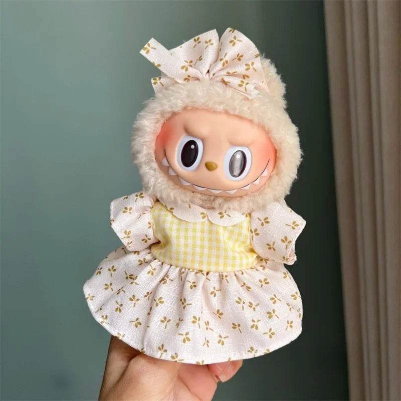 Mini Plush Doll Clothing for Exo 17cm Labubu Suit Gift - ToylandEU