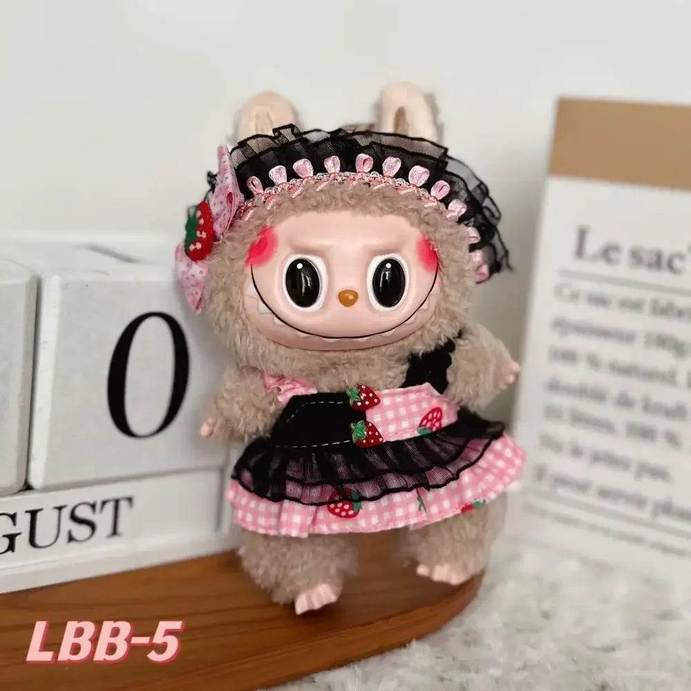 Mini Plush Dolls Clothes Outfit Accessories For Korea Kpop Exo 15-17cm Labubu Idol V1 V2 Cute Suit Clothing Gift - ToylandEU