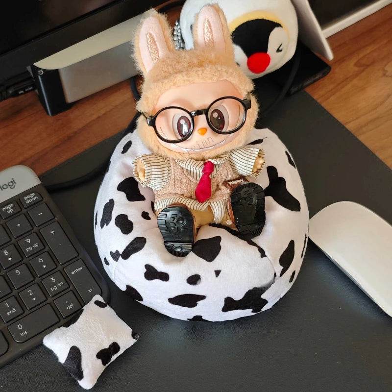 Mini Plush Dolls Clothes Outfit Accessories Korea Kpop Exo 15-17cm Labubu Idol V1 V2 Vest Uniform Set Clothing Gift - ToylandEU