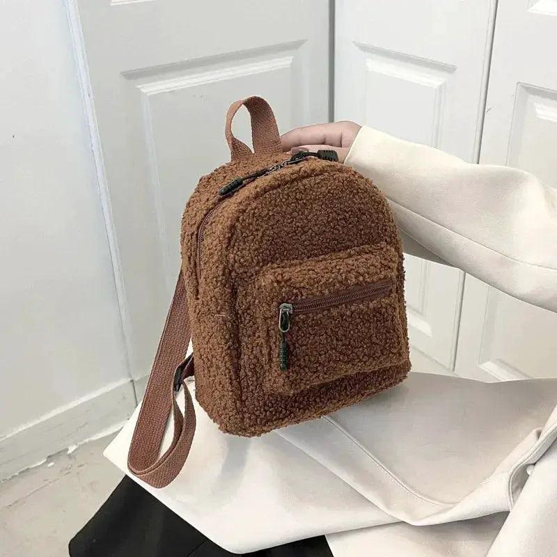  Mini Plush Kids Backpack High Capacity Lamb Design -  ToylandEU™