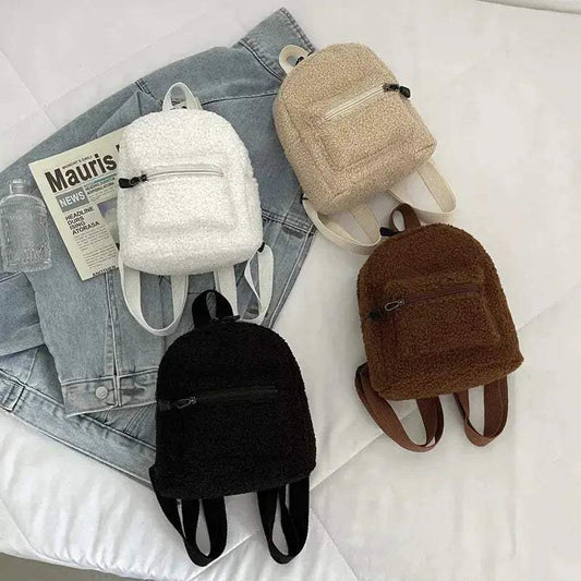  Mini Plush Kids Backpack High Capacity Lamb Design -  ToylandEU™