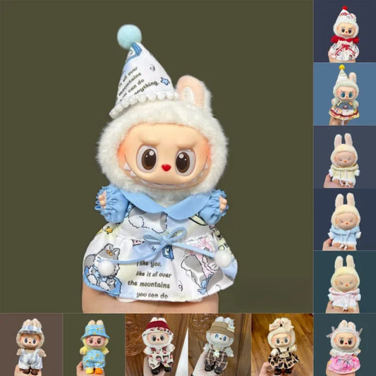 Mini Plush Labubu Doll Clothes Set For DIY Outfits - ToylandEU