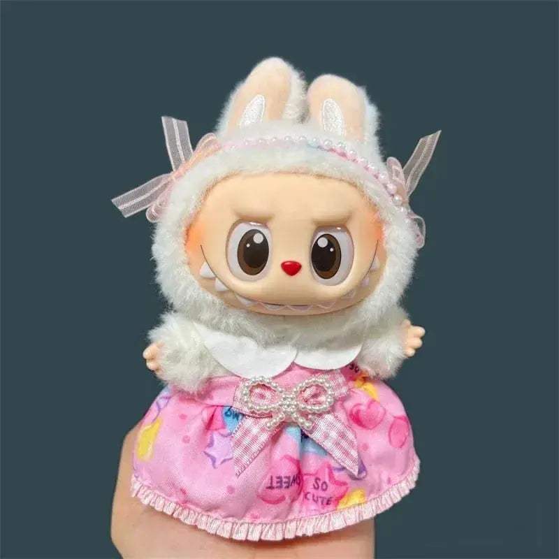 Mini Plush Labubu Doll Clothes Set For DIY Outfits - ToylandEU