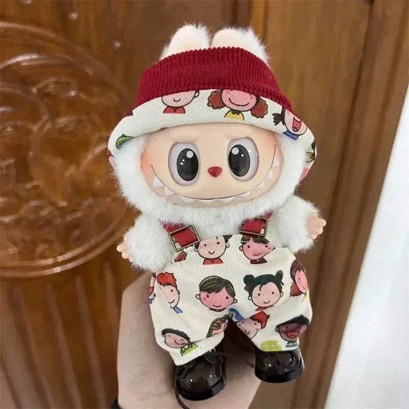 Mini Plush Labubu Doll Clothes Set For DIY Outfits - ToylandEU