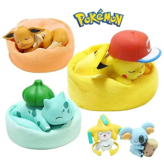  Pokemon Bean Bag Figurines Six Mini Sleeping Pokemon -  ToylandEU™