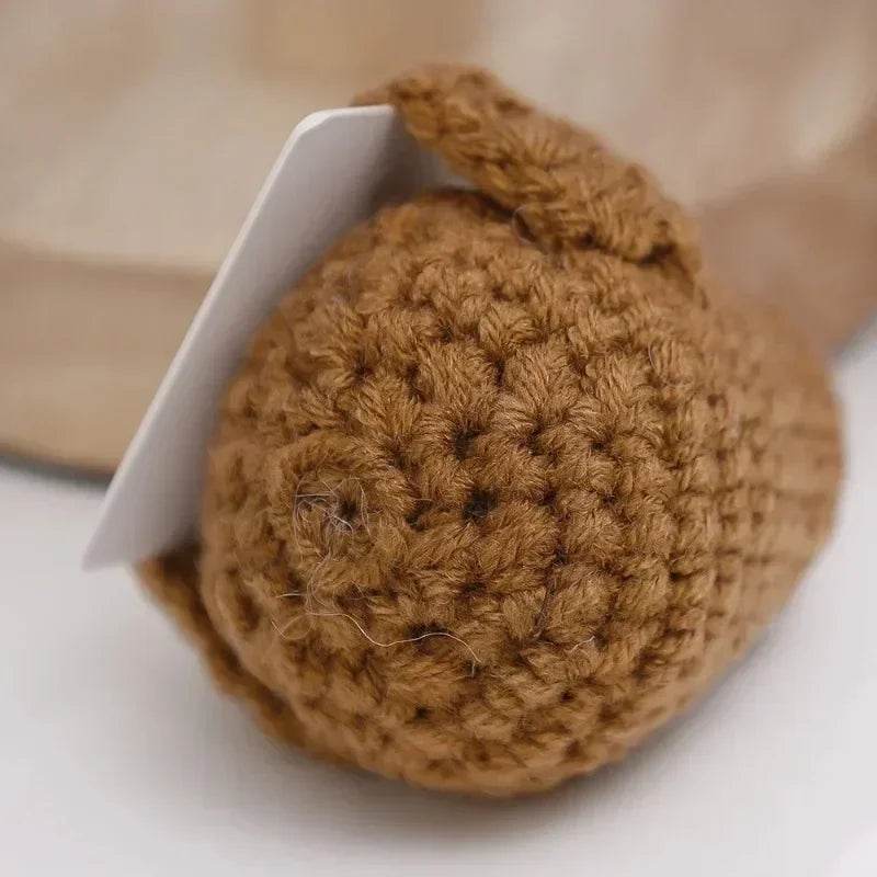 Mini Positive Energy Handmade Plush Wool Knitting Potatoes Doll Hug Pocket with Card Creative Festivals Gift Home DIY Decoration - ToylandEU