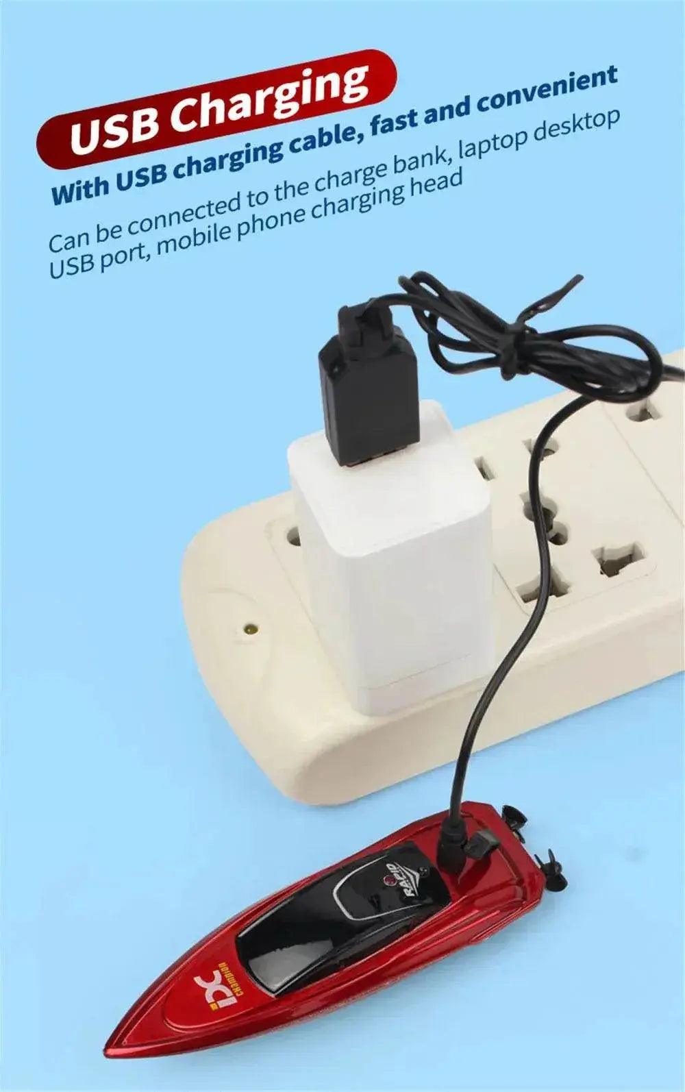  Mini RC Boat 5km/h High Speed Remote Control Water Toy -  ToylandEU™