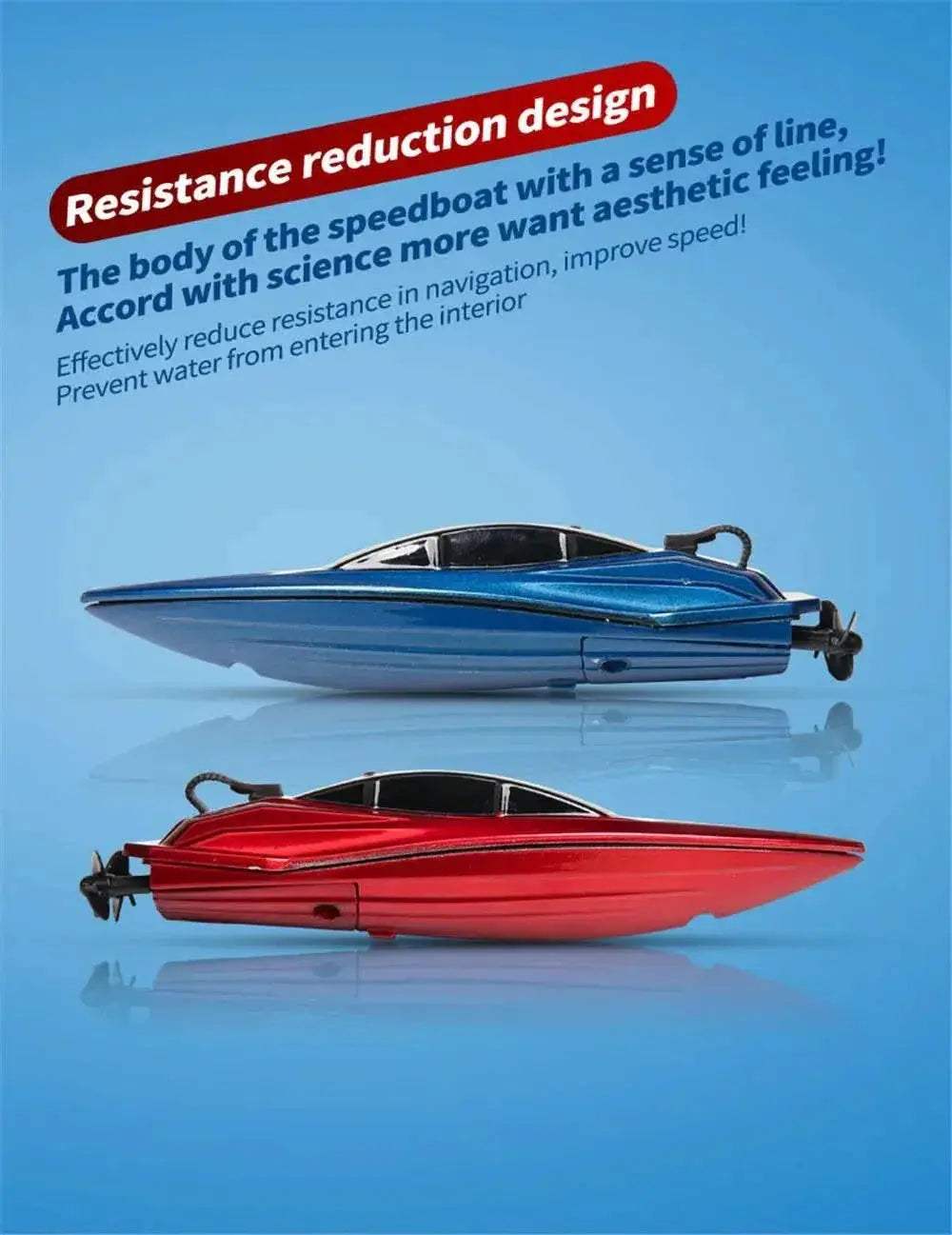  Mini RC Boat 5km/h High Speed Remote Control Water Toy -  ToylandEU™
