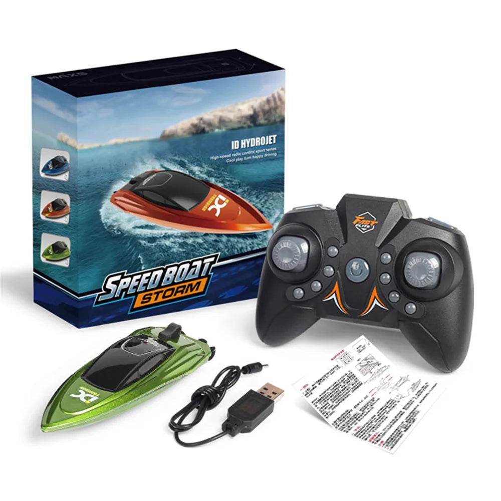 Mini RC Boat 5km/h Radio Remote Controlled High Speed Ship - ToylandEU