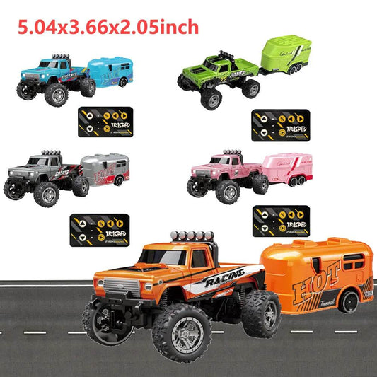 Mini RC Off-Road Monster Truck 1/64 Speed Remote Control Toy - ToylandEU