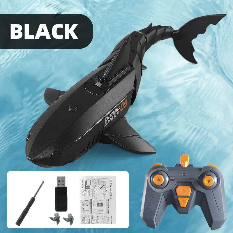 Mini RC Submarine Shark Speed Remote Control Boat Waterproof - ToylandEU