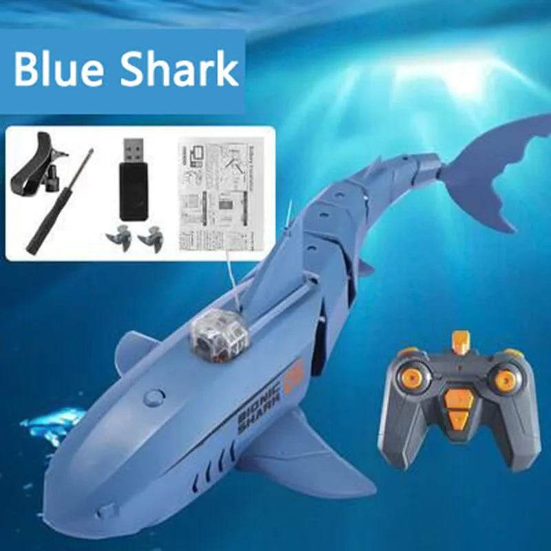 Mini RC Submarine Shark Speed Remote Control Boat Waterproof - ToylandEU