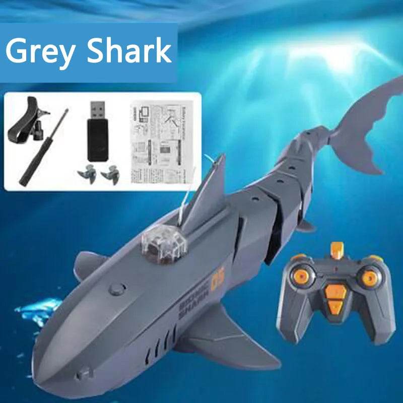 Mini RC Submarine Shark Speed Remote Control Boat Waterproof - ToylandEU