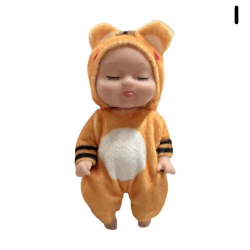 Mini Reborn Sleeping Doll with Flexible Joints - 11cm Realistic Toy - ToylandEU