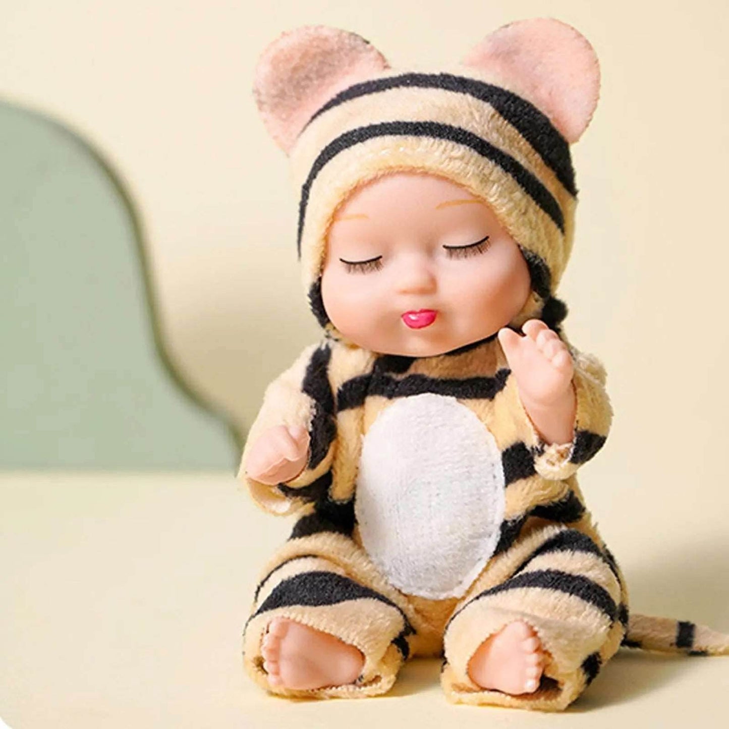 Mini Reborn Sleeping Doll with Flexible Joints - 11cm Realistic Toy - ToylandEU
