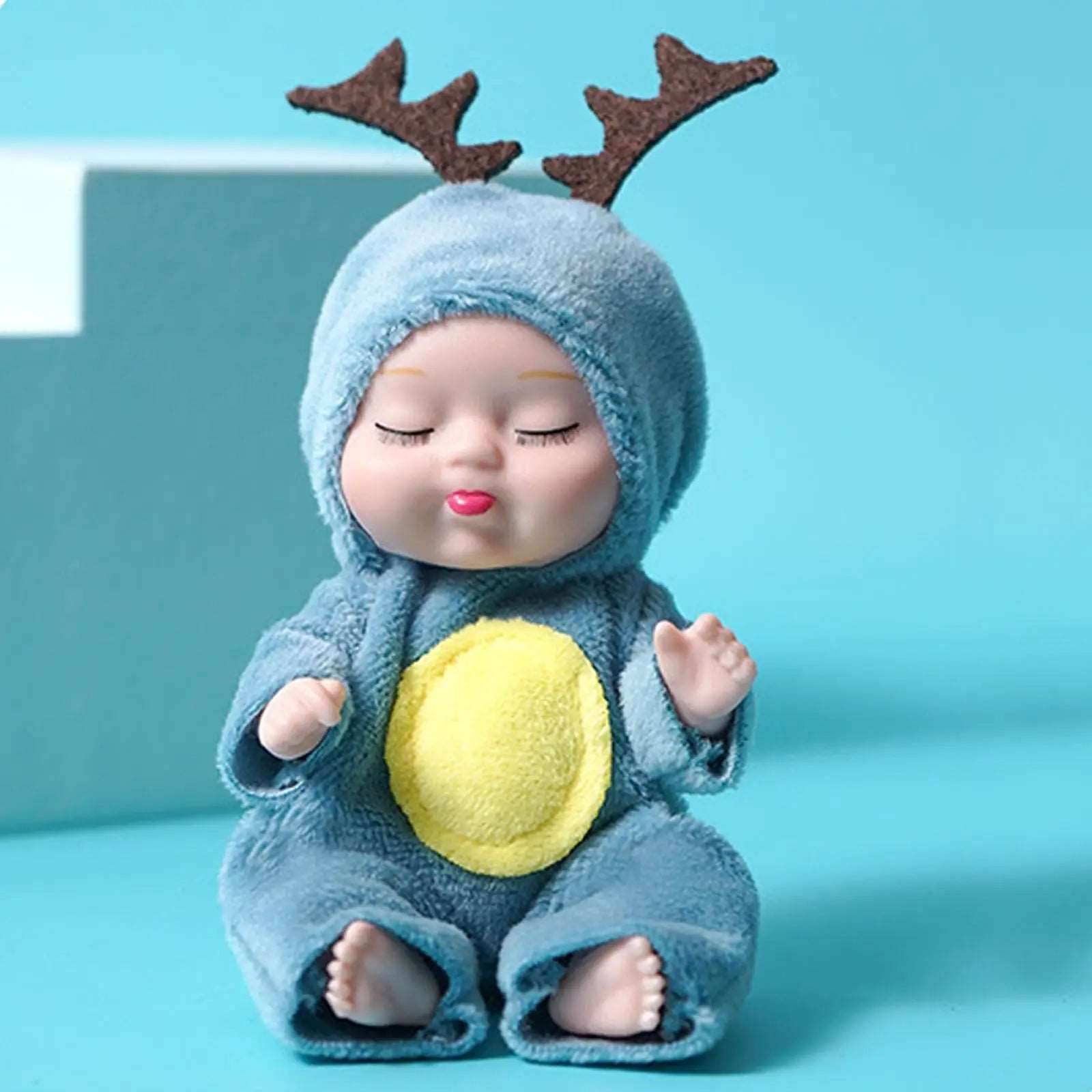 Mini Reborn Sleeping Doll with Flexible Joints - 11cm Realistic Toy - ToylandEU